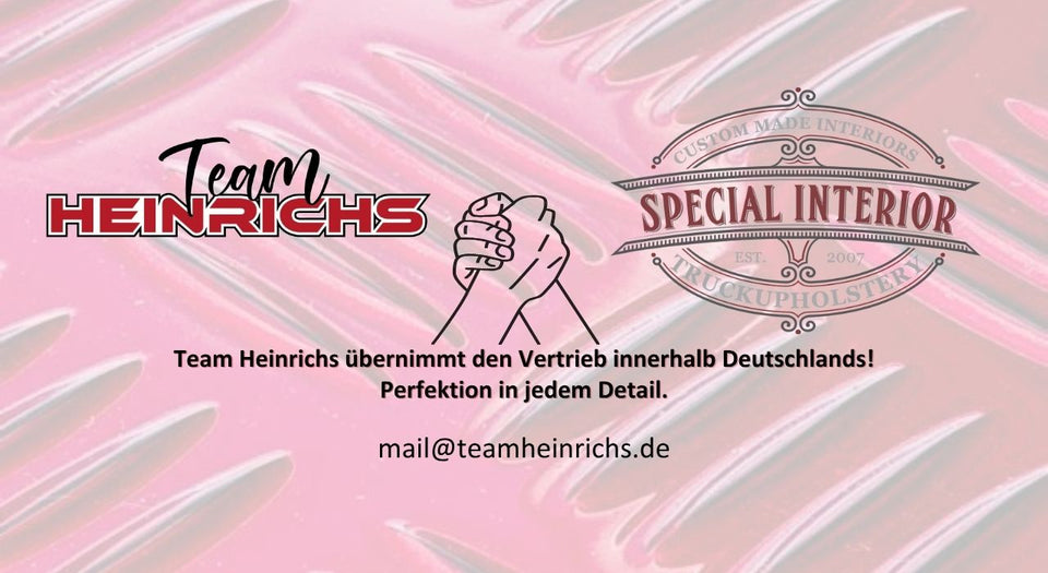 Special Interior – Maßgeschneiderter Luxus für deine Fahrerkabine – Team Heinrichs übernimmt den Vertrieb in Deutschland!