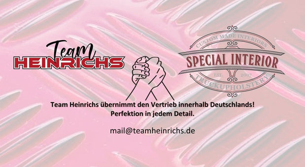 Special Interior – Maßgeschneiderter Luxus für deine Fahrerkabine – Team Heinrichs übernimmt den Vertrieb in Deutschland!