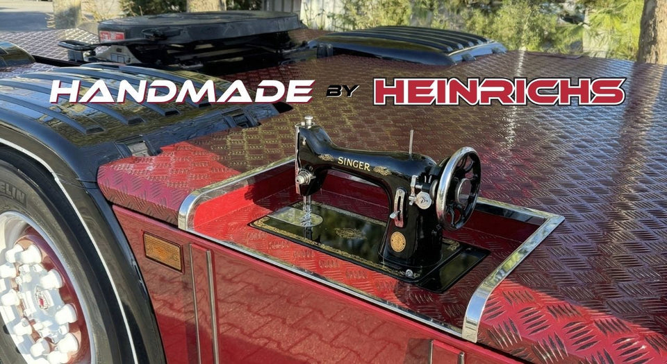 Baby Strampler mit LKW Motiv – Geschenk zur Geburt für Trucker Familien