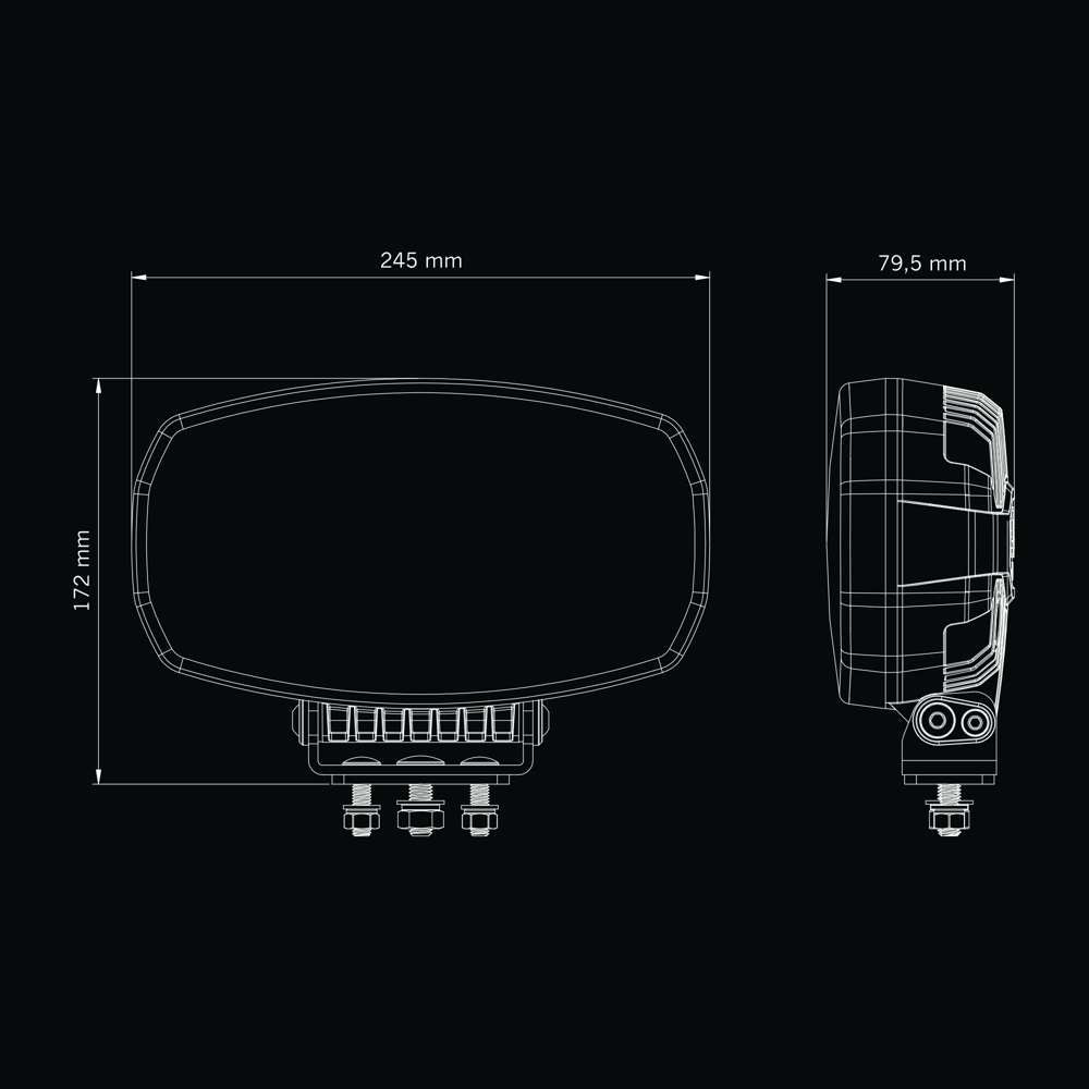 Firefly One Driving Light Oval