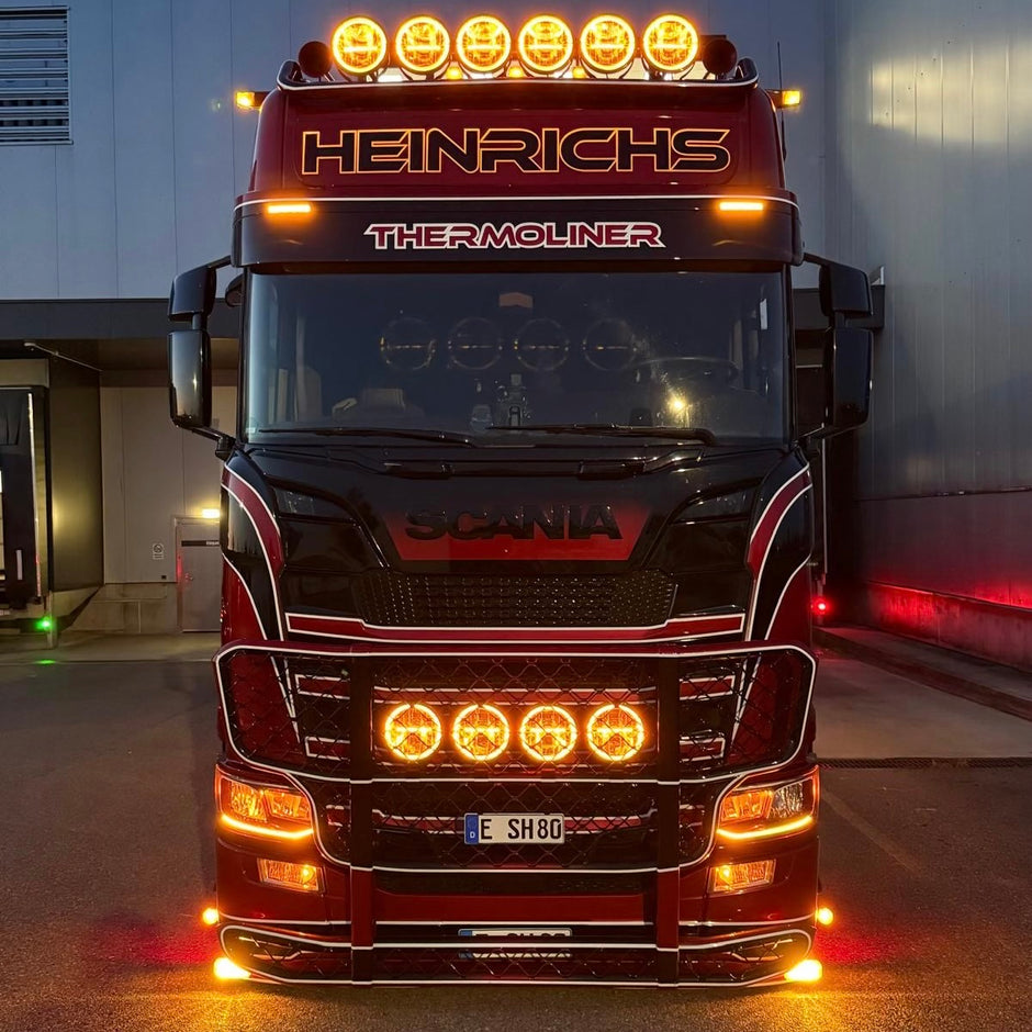 Ambassador Dark Edition Fernscheinwerfer 9''