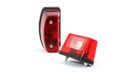 License plate illumination halogen/red