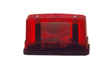 License plate illumination halogen/red