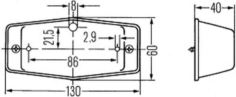 HPL-01 Twin Burner Amber