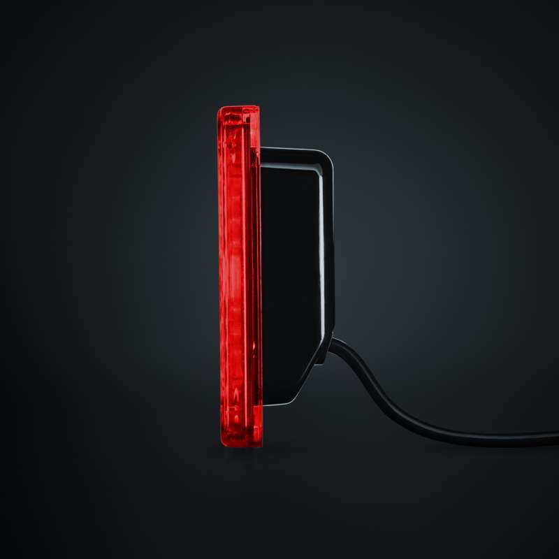 IZE LED Taillight Red Lens Square