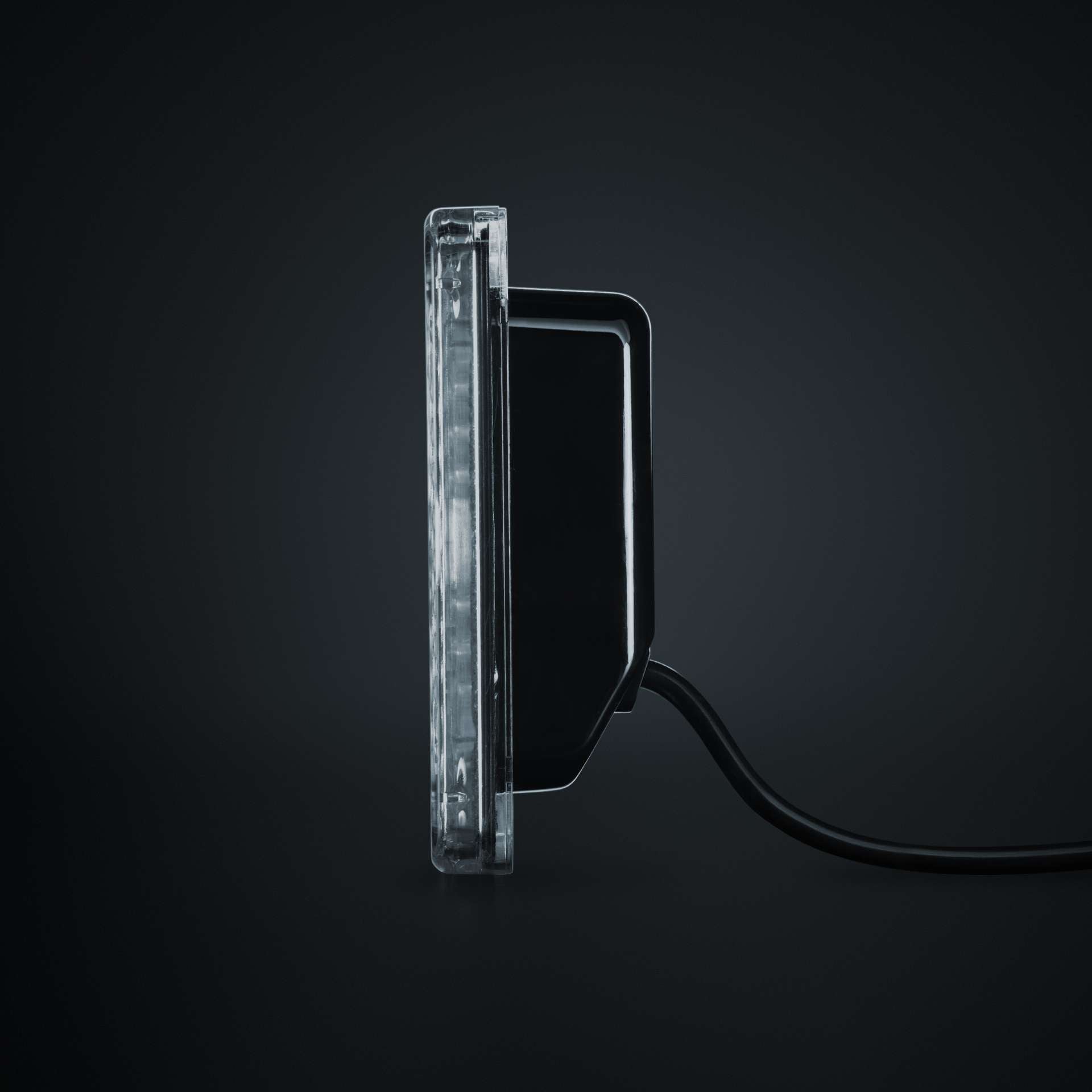 IZE LED Fog Light Rear Clear Lens Square
