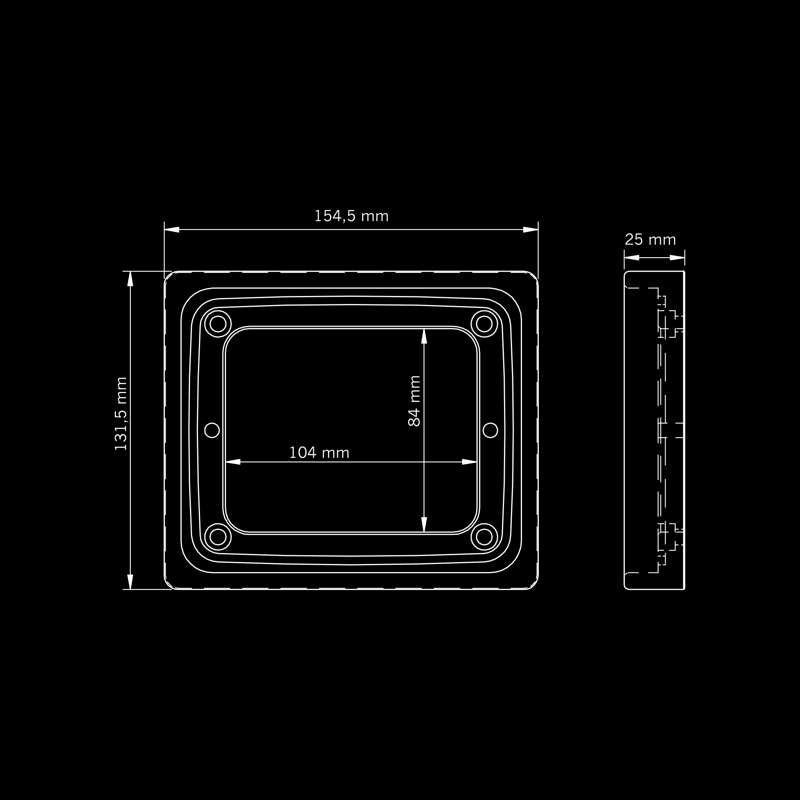 IZE LED Frame 1xSquare
