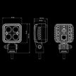 Siberia XP Red Panda Faro da lavoro 38W