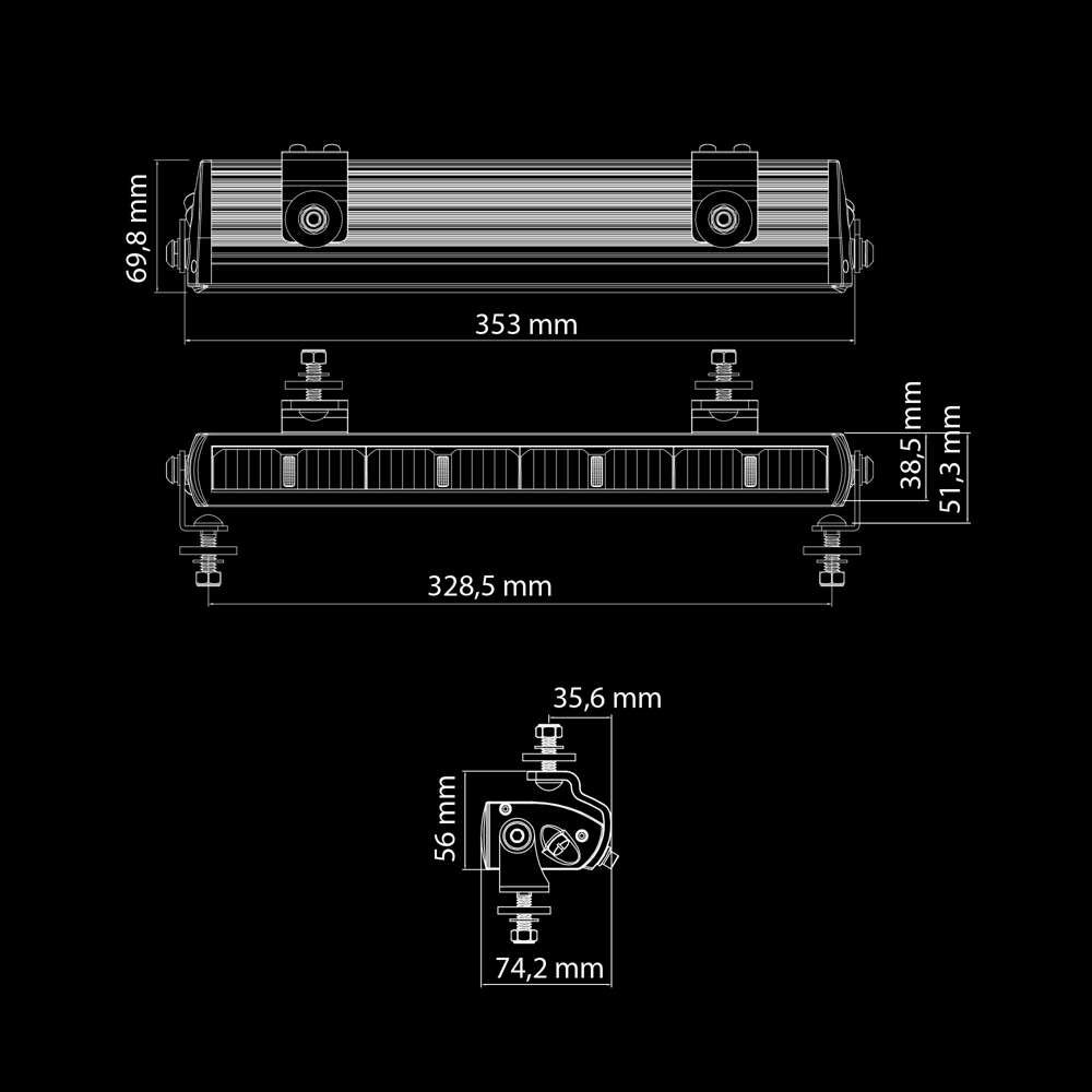 Dark Knight NUUK LED Bar 14 - 30Zoll