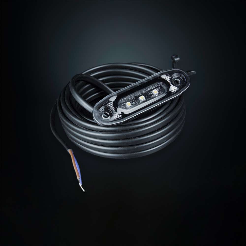 DARK KNIGHT ULTRA SLIM Positionsleuchten (Front, Heck & Seite), 5 m Kabel