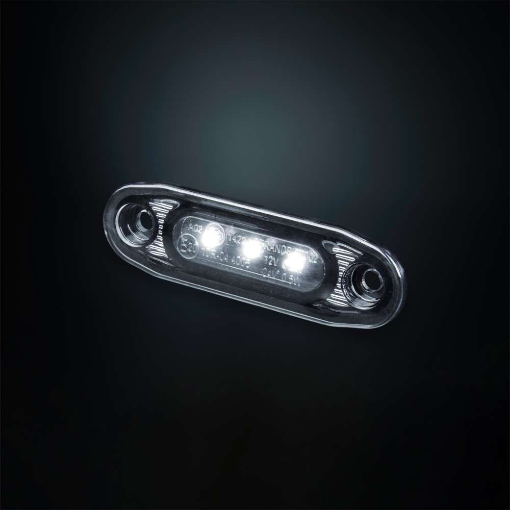 DARK KNIGHT ULTRA SLIM Positionsleuchten (Front, Heck & Seite), 5 m Kabel