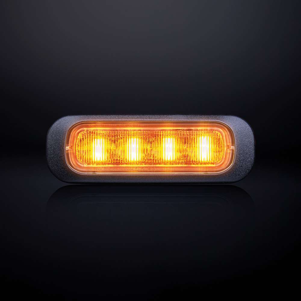 Dark Knight Warnleuchte Amber 6 LED