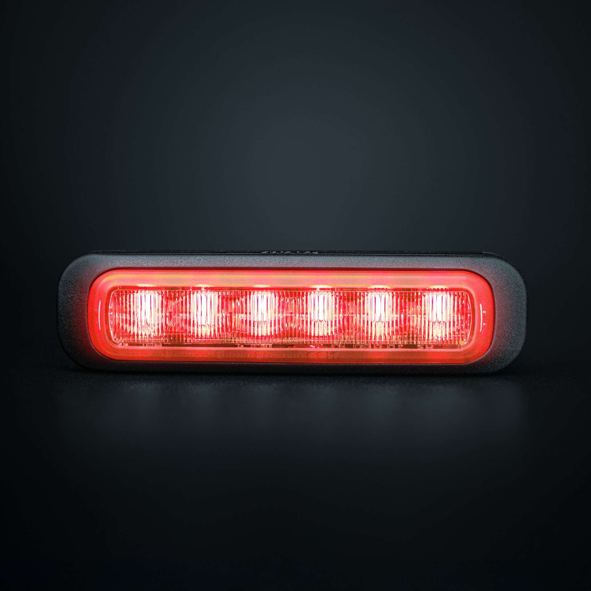 Dark Knight Directional Warning Light Red 6 LED