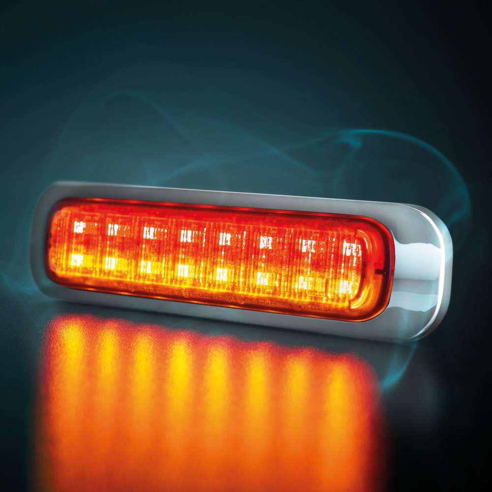 Dark Knight 3 Func. Taillight Smoked Lens Long 129mm