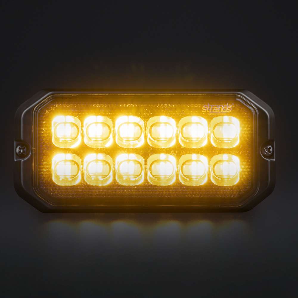 Dark Knight Duo Warnleuchte mit Richtungsfunktion 12 LEDs