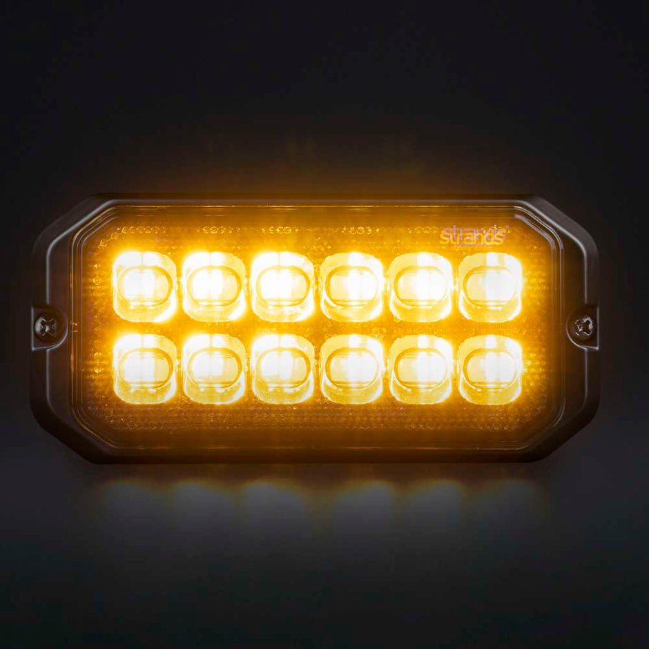 Dark Knight Duo Warnleuchte mit Richtungsfunktion 12 LEDs