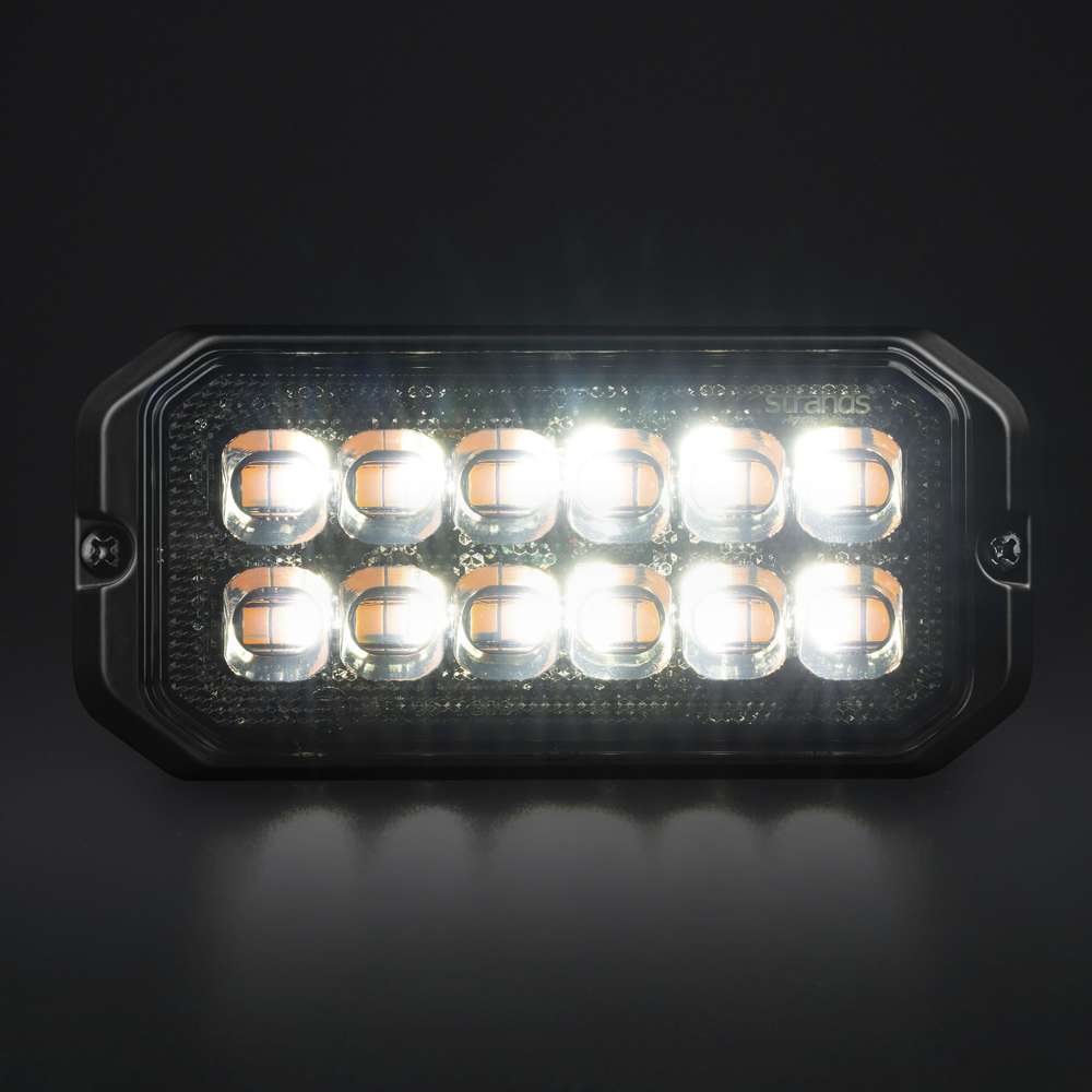 Dark Knight Duo Warnleuchte mit Richtungsfunktion 12 LEDs