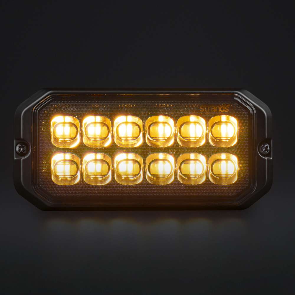 Dark Knight Duo Warnleuchte mit Richtungsfunktion 12 LEDs