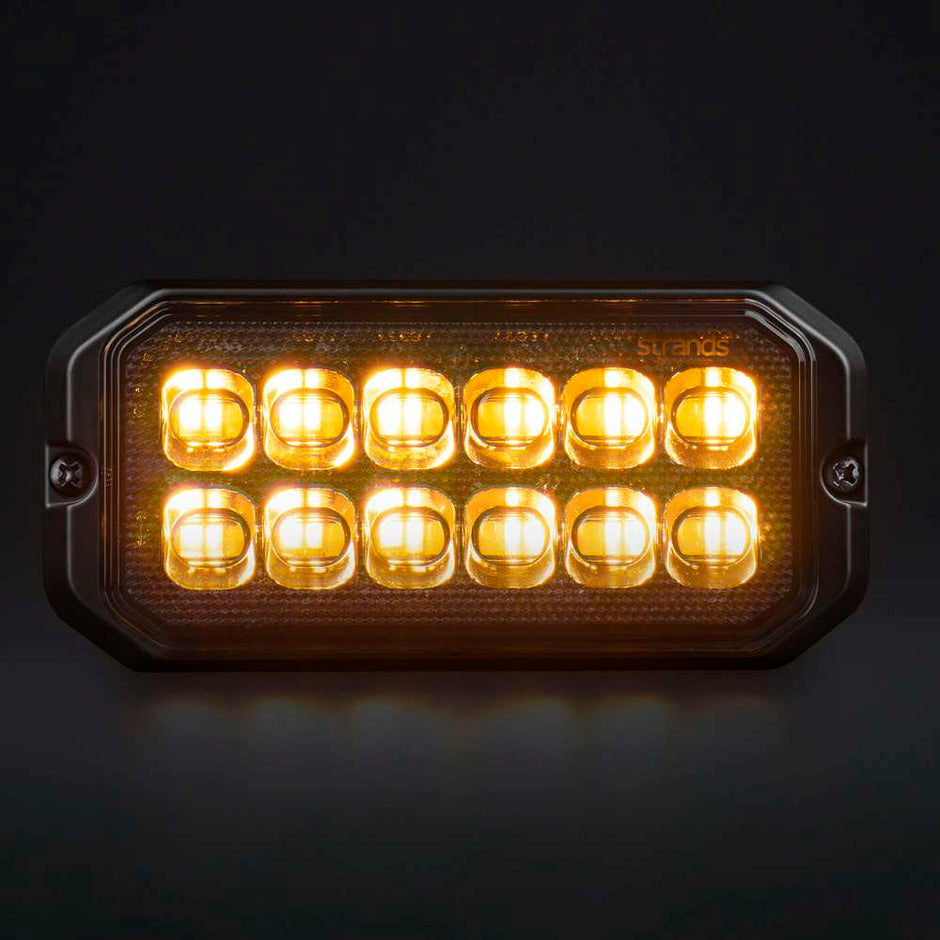 Dark Knight Duo Warnleuchte mit Richtungsfunktion 12 LEDs