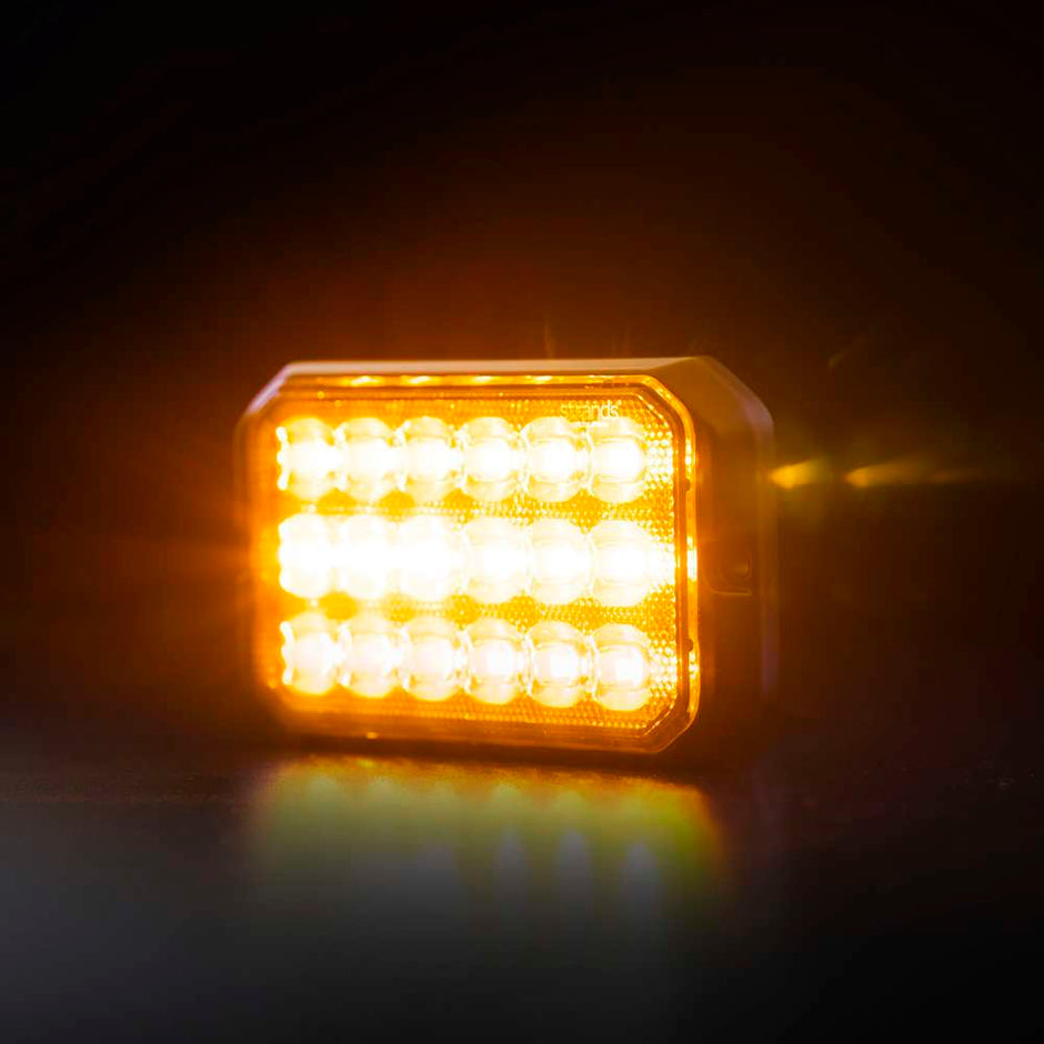 Dark Knight Duo Warnleuchte mit Richtungsfunktion 18 LEDs