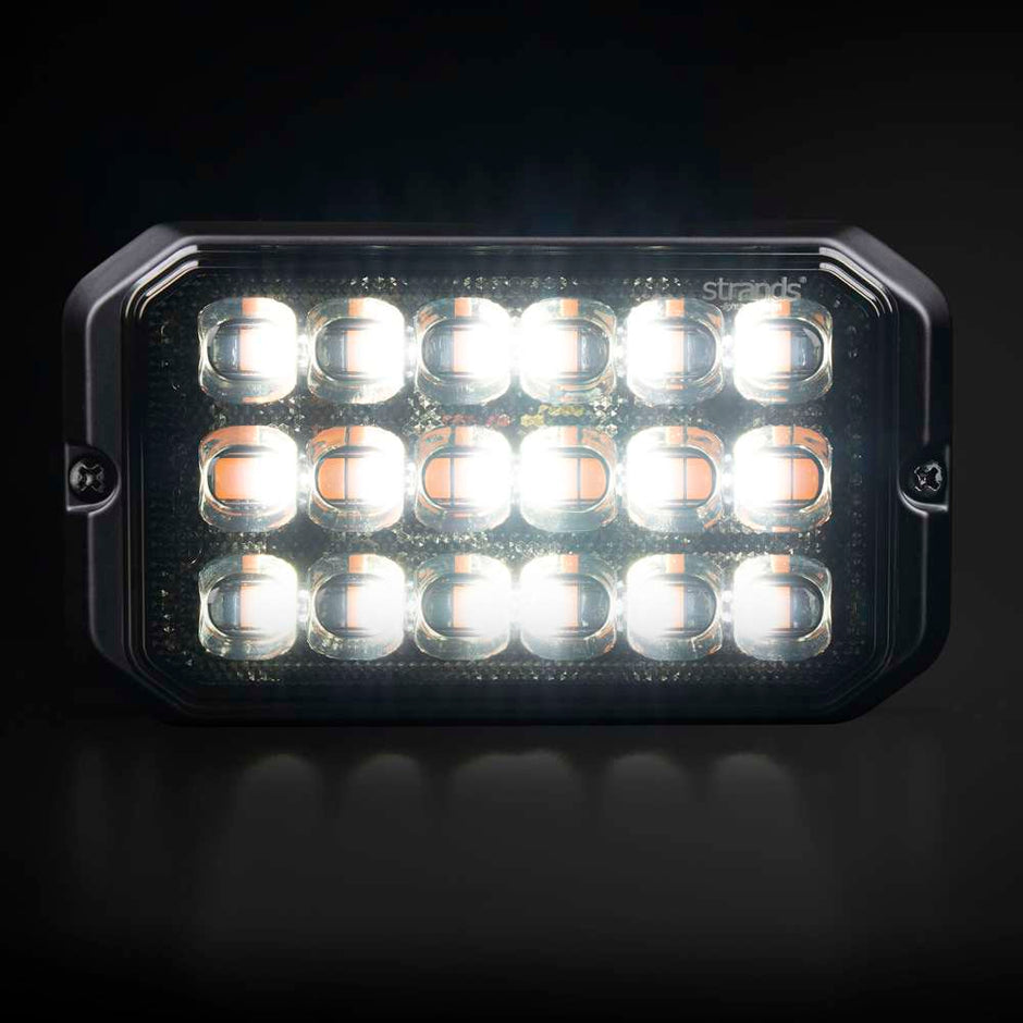 Dark Knight Duo Warnleuchte mit Richtungsfunktion 18 LEDs
