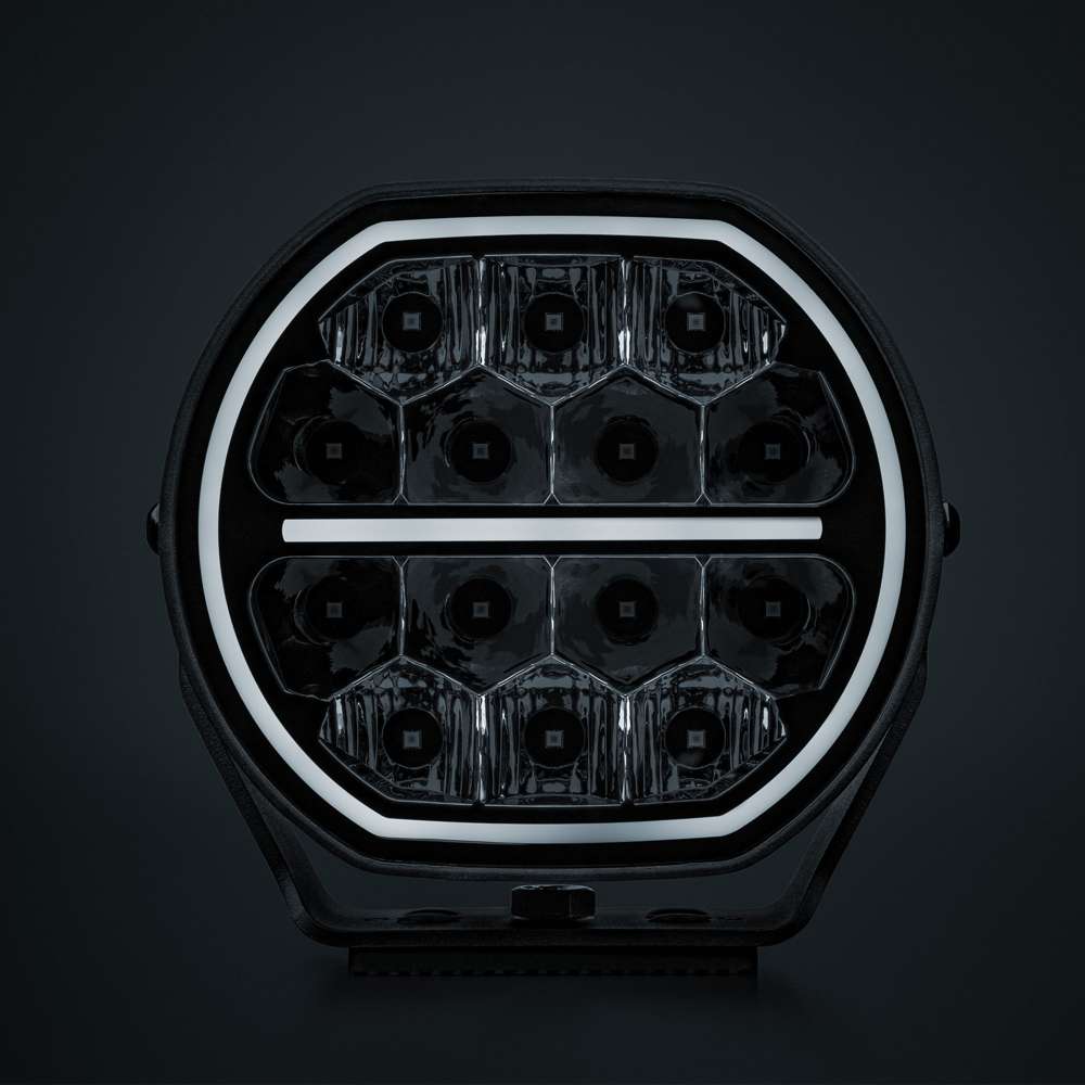 Faro di segnalazione Big Energy XL con lente trasparente