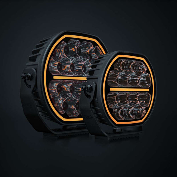 Faro di segnalazione Big Energy XL con lente trasparente
