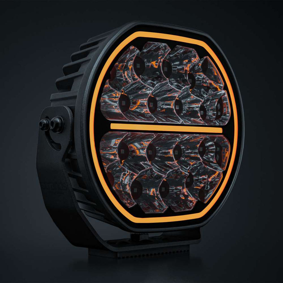 Faro di segnalazione Big Energy XL con lente trasparente