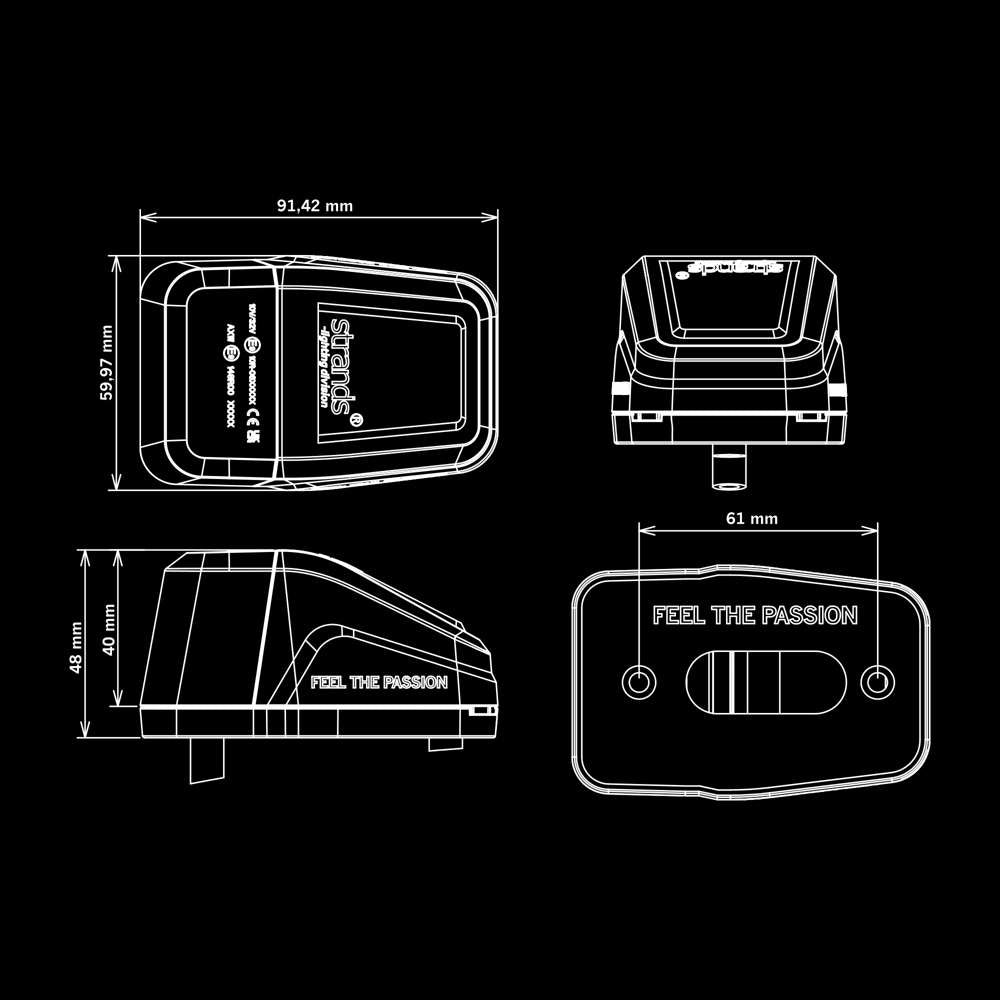 IZE LED Roof Light Duo Function