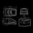 IZE LED Roof Light Duo Function