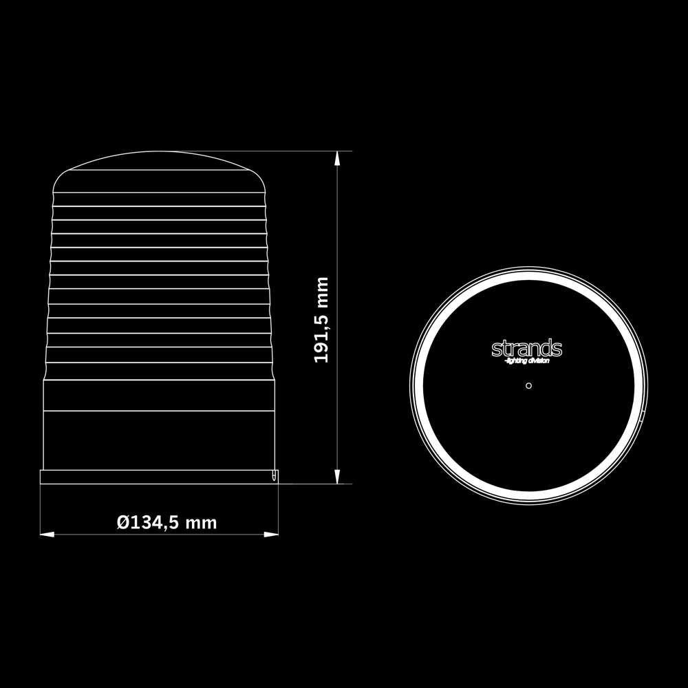IZE LED Lighthouse Warning Light Beacon 135mm