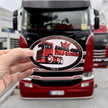 Aufkleber Heinrichs 770 S small cab big block vor LKW