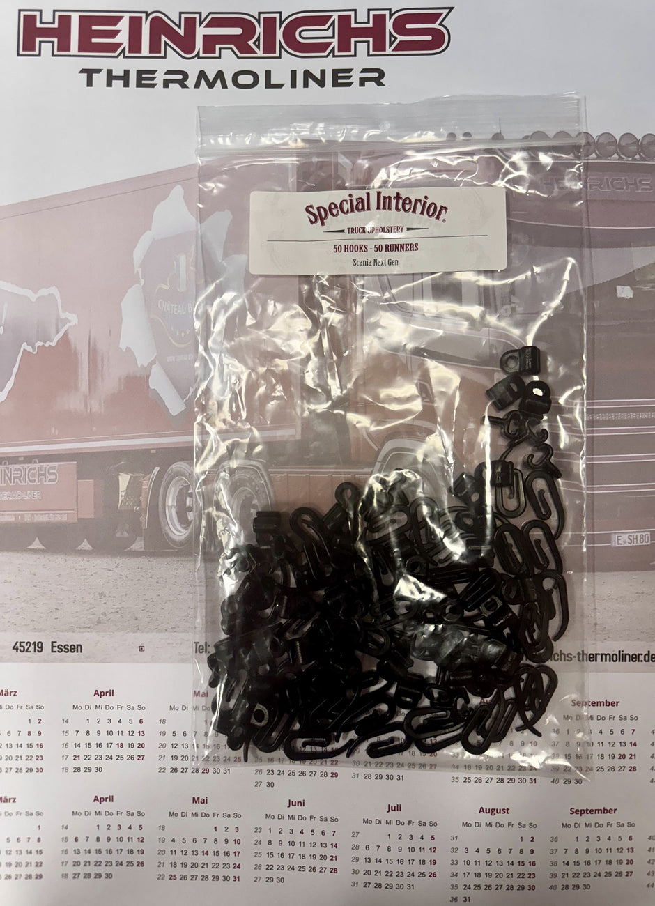 Curtain Hook Set Scania NextGen