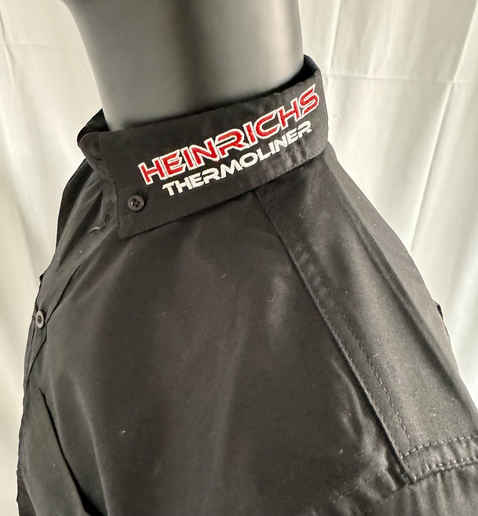 Heinrichs Arbeitshemd – Besticktes Kurzarm Shirt Truckwear schwarz