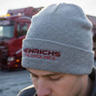 Heinrichs Thermoliner Wollmütze – Trucker Beanie schwarz/bordeaux/grau/weiß