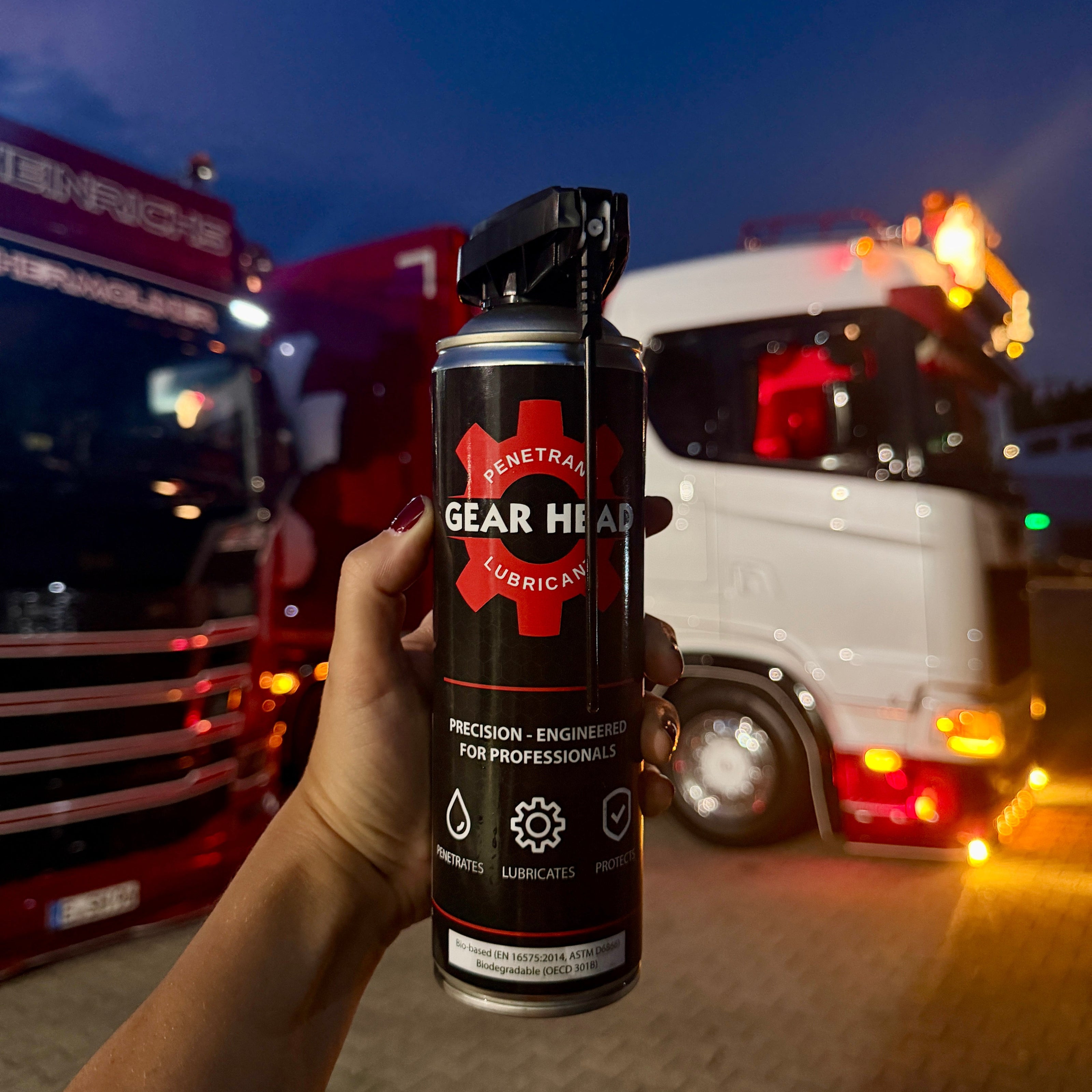 Gear Head Pentetrant Lubricant Spray