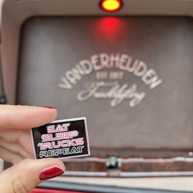 PIN "eat sleep trucks repeat"