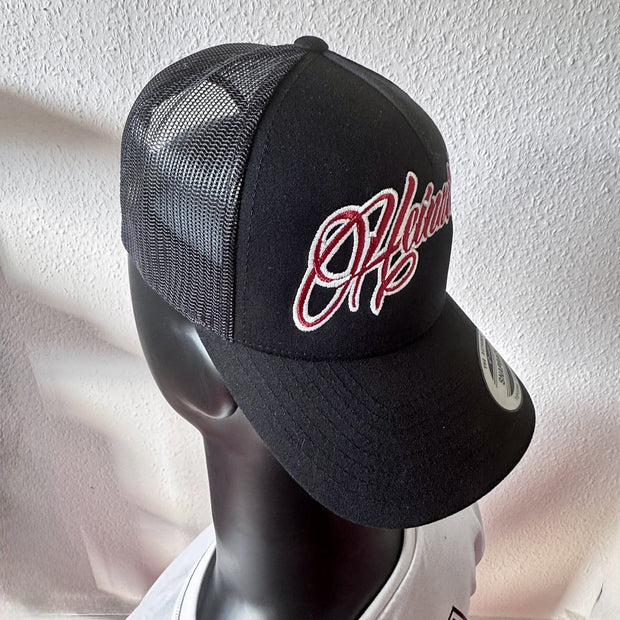 Heinrichs Trucker Cap – Retro Mesh Cap schwarz Classic Power