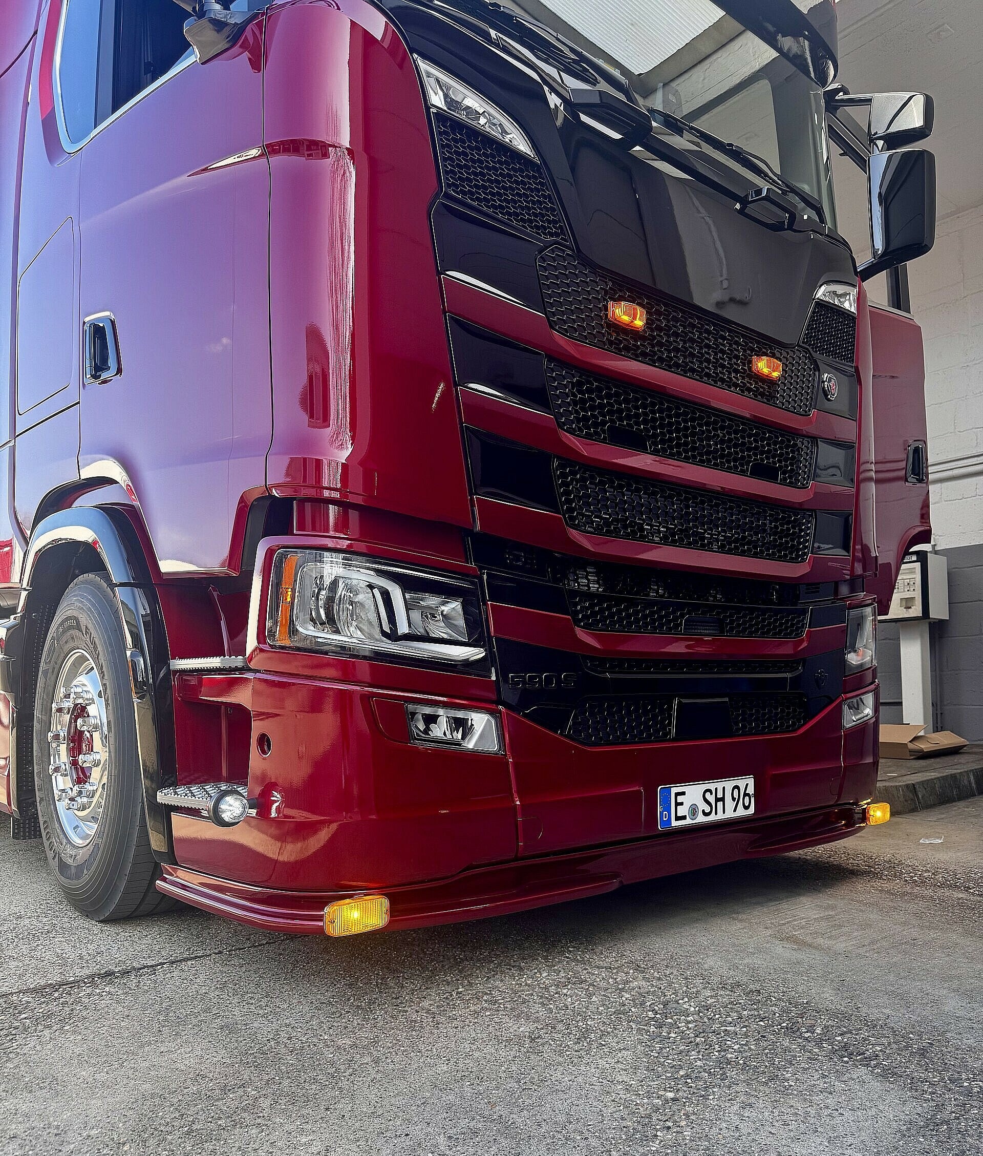 Spoiler lip for Scania NextGen with Talmus