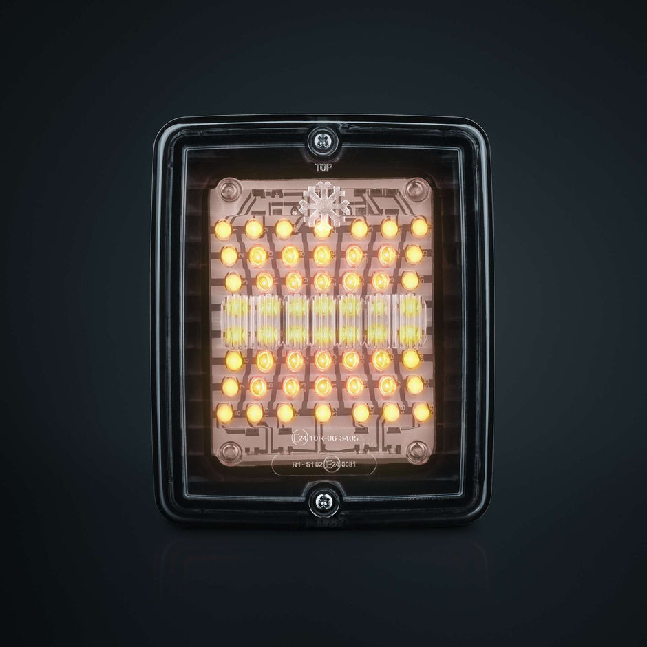 IZE LED Indicator Light Clear Lens Square