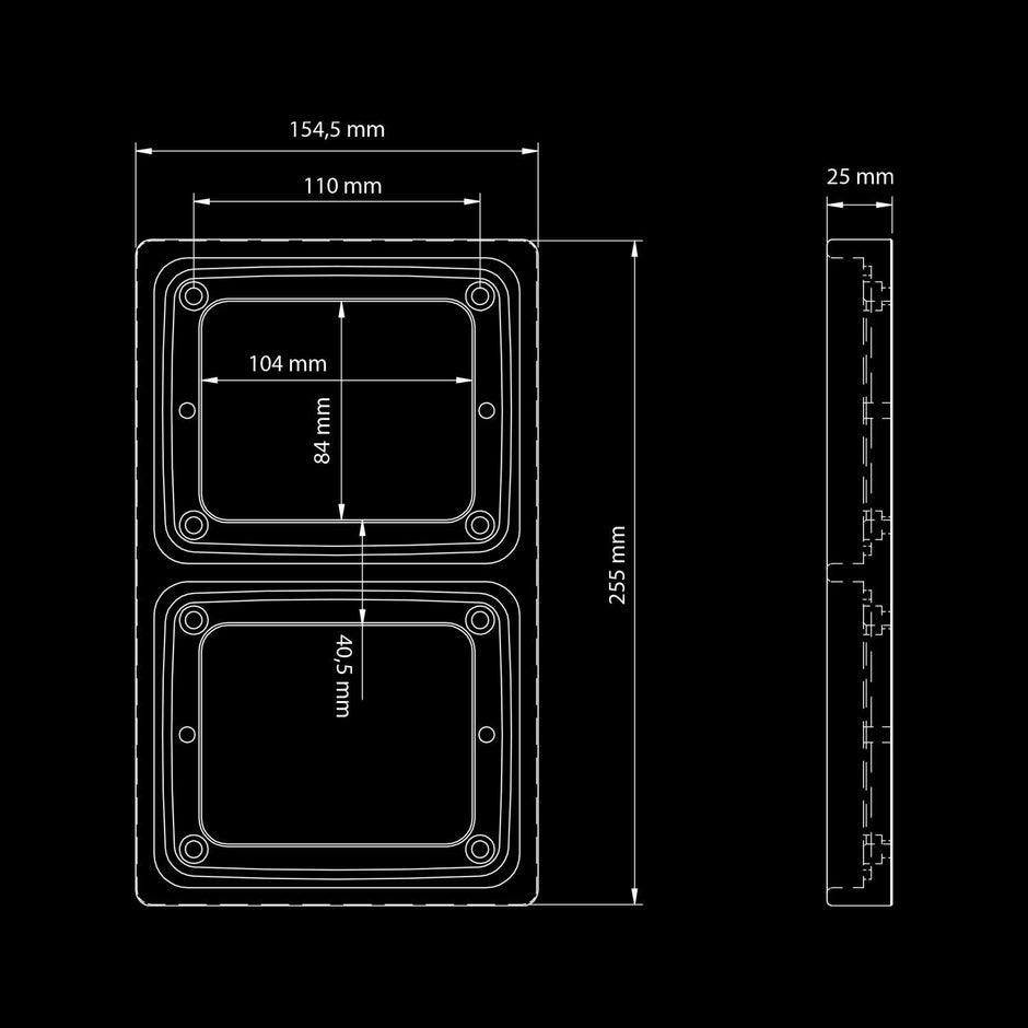 IZE LED Frame Double