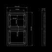 IZE LED Frame Double