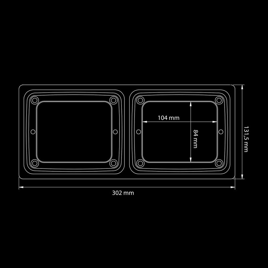 IZE LED Frame Double - Horizontal