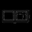 IZE LED Frame Double - Horizontal