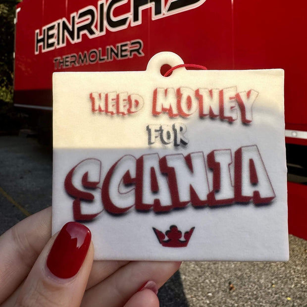 Air freshener "need money"