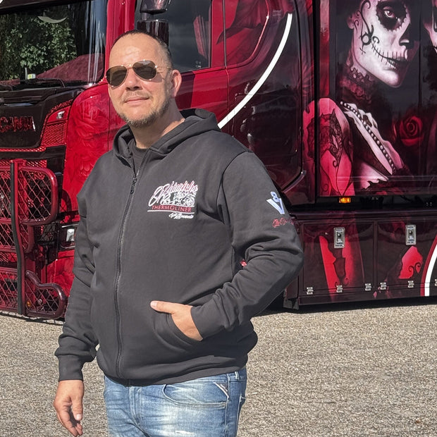 Heinrichs Hoodiejacke „La Vida es Bella" – Limitierte Showtruck Edition Truckwear