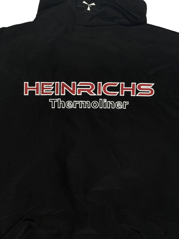 Bild zeigt Jacke Logo Heinrichs Thermoliner von Hinten