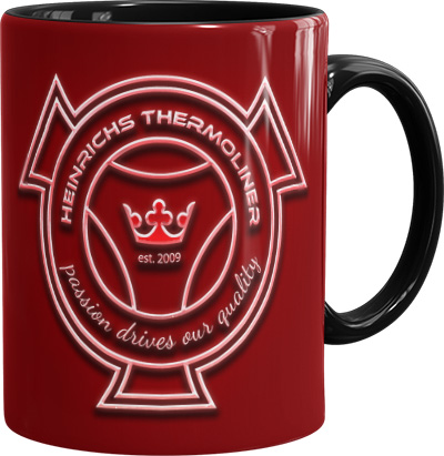 Kaffeetasse Heinrichs Thermoliner mit Logo