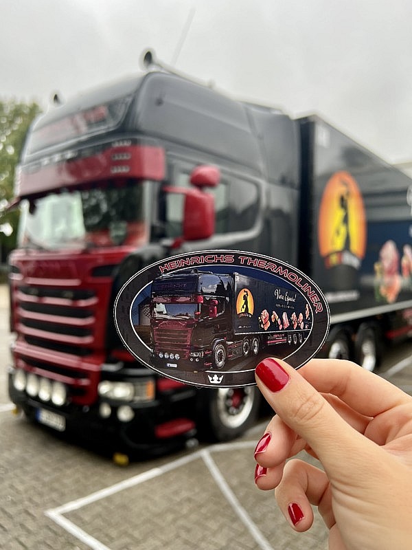 Bild Aufkleber Heinrichs Thermoliner "Viva Espana" Truck