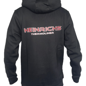 Bild von der Rückseite des ganzen Hoodies.